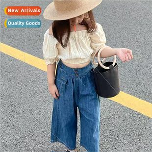 2023 fashi childrens girls Korean summer wear the