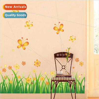XL7008 new fresh gold butterfly skirting childrens room kind