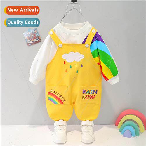 New boys and girls fall long-sleeved suit in small children