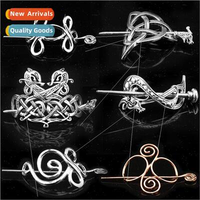 Vintage Womens Plate Hair Headdress Celtic Nordic Pirate Run