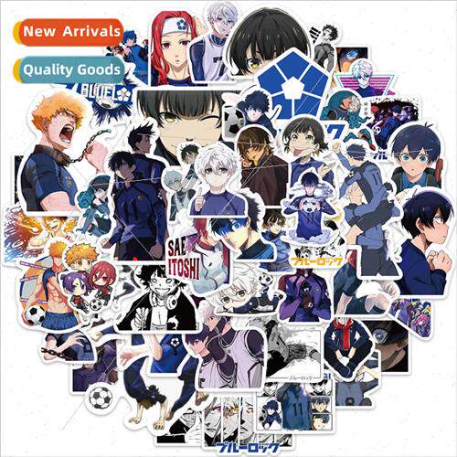50 Anime Blue Prison Graffiti Stickers Decorative Guitar gga