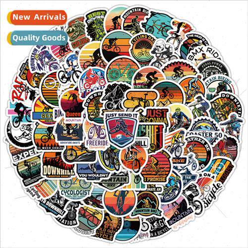 100 cartoon bike stickers cell phone case luggage scooter ha