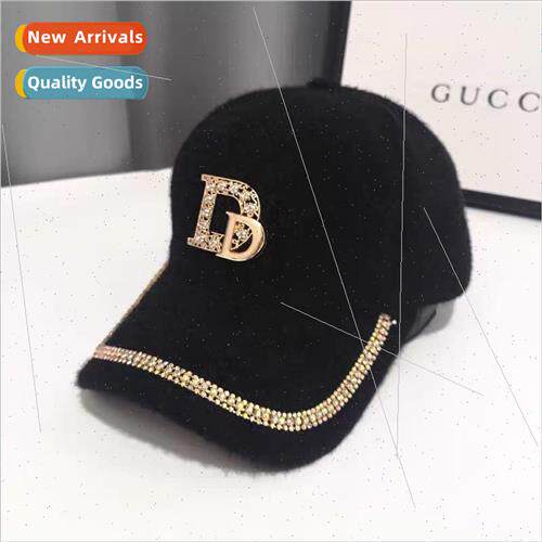 Duck tongue cap female winter thickened wool plus velvet hun
