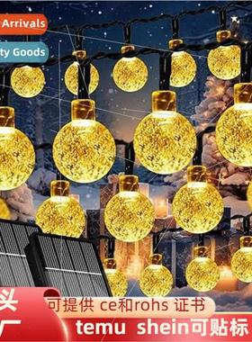 Led Solar Bubble Ball ght String Outdoor Waterproof Camping