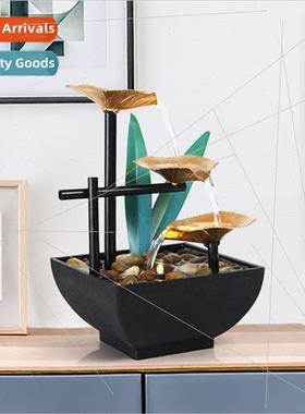 Modern simple cycle of small flowing water decorations offic