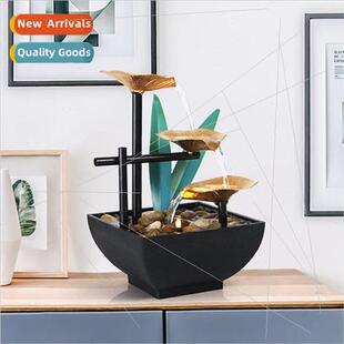 Modern simple cycle of small flowing water decorations offic
