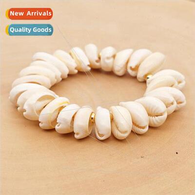 Milky white shell hand-woven imported love word mixed series