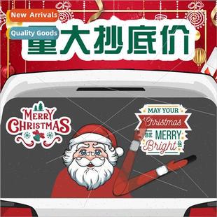 windshield wiper car Creative without Claus stickers Santa