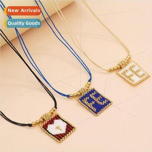 bead new cross square spring gold weaving rice years