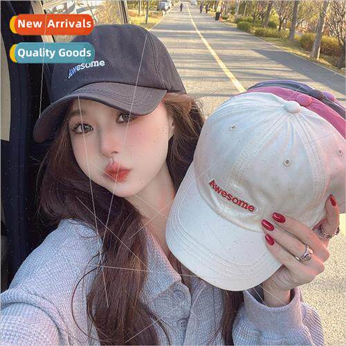 Show face small retro matching baseball cap children English
