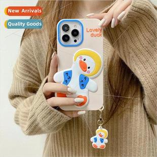 Duck Apple 13ProMax Cute iPhone12P Crooked 适用 11pr Cartoon