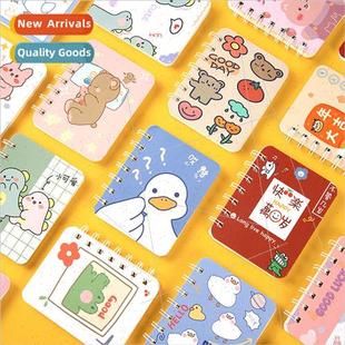 book Korean cute heart girl mini cartoon coil creative ins