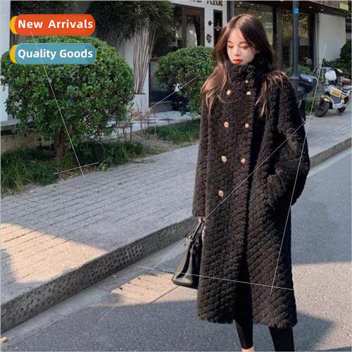 2023 Fur Model Tosca Faux Wool Coat Sheep Shearling Fur One