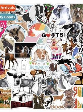 50 new goat Capra hircus graffiti stickers helmet laptop lug