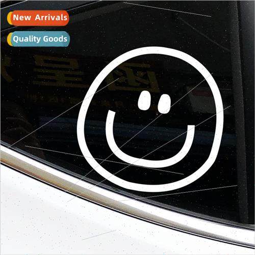 Cute smiley fun reflective waterproof car stickers personali