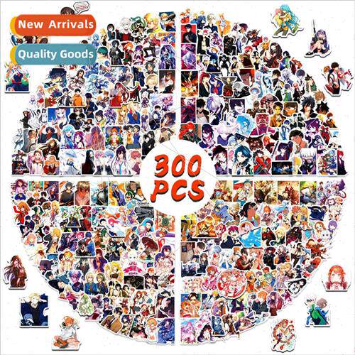 300 anime collection graffiti stickers cartoon anime genesis