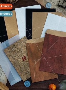 B11 Blank Kraft Sulfate Envelope Vintage Color Varnished Kra