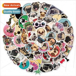 Graffiti Stickers Cell Laptop Pug Phone Refrigerator Cute
