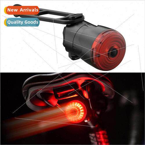 Bicycle brake tail light sense super bright smart lights tai