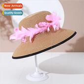 hat straw female Sun summer bowler beach seasid