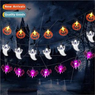 spooky lights bat series colorful LED holiday string
