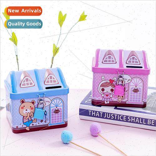 Cartoon piggy bank large-capacity coin bank men and women  h
