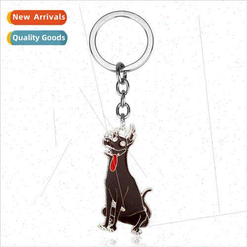 New cute puppy keychain pendant creative cartoon dog car key