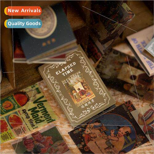 Book material paper book one party two sets series of retro