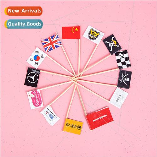 Ready-made toothpick flag creative fruit stick cake insert f