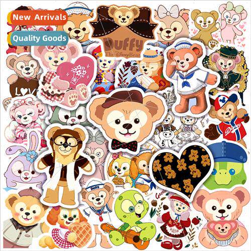 50 pcs Rabbit Bear Turtle Animal Doodle Stickers Bicycle Com