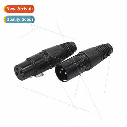 Zinc alloy fully balanced 3-pole ca male and female XLR DIY