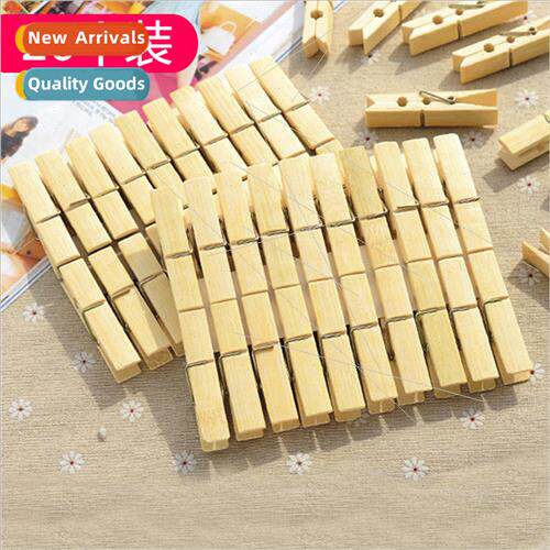 Bamboo clip drying clothespin household fixed wooden clip dr