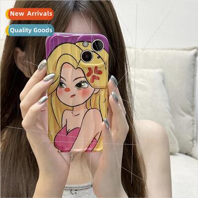 Cartoon angry girl 适用 Apple 12/13ProMax phone case iPhone1