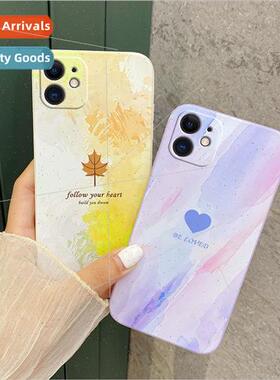 适用 iPhone 14ProMax case Apple 11 straight edge silicone ma