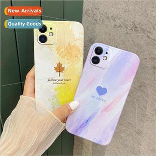 适用 iPhone 14ProMax case Apple 11 straight edge silicone ma