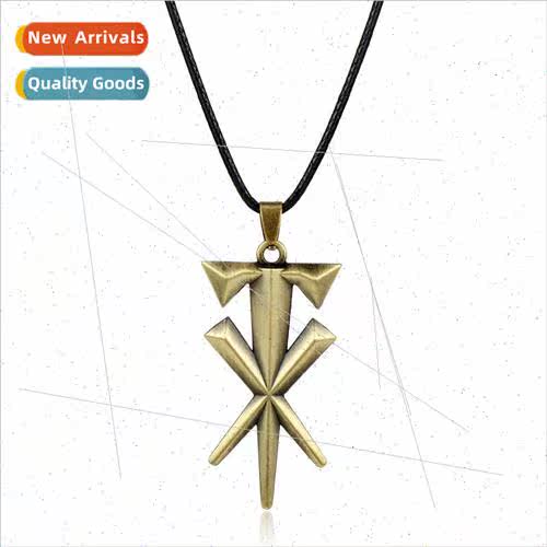 Exaggerated vintage geometric necklace fashion hundred match