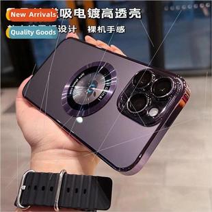 phone mag lens plating case 15promax Apple film self 适用