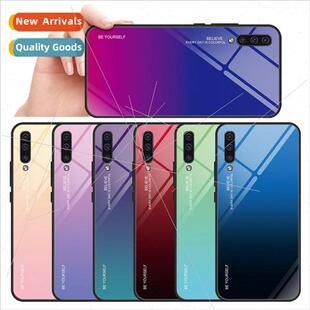 适用 Samsung S23Ultra phone case creative A14 gradient tempe