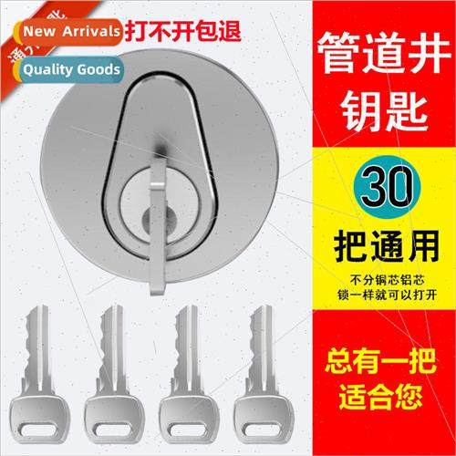 Cell property common lock cylinder through the key pipeline