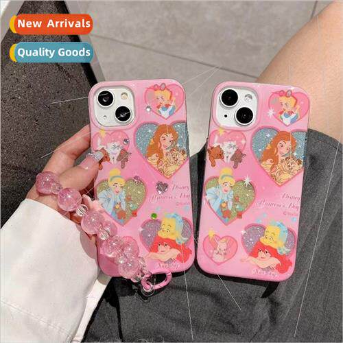 Full Screen Glitter Love Princess IPhone14ProMax Double Side