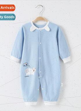 Baby clothes spring and fall onesie cotton newborn thin jack