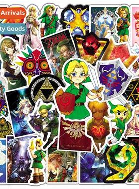 50 New Legend of Zelda Doodle Stickers Bicycle Computer Lapt
