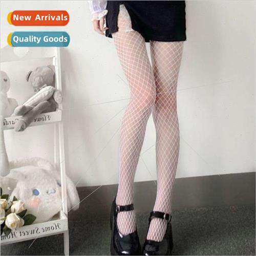 White fishing net socks jk socks womens pantyhose hollowed o