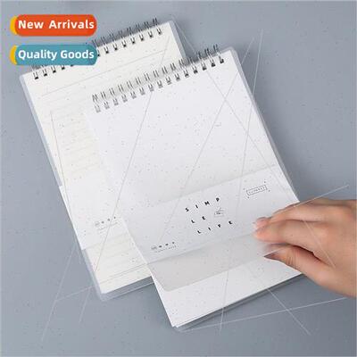 Youfan b5 coil notepad simple pp transparent frosted double