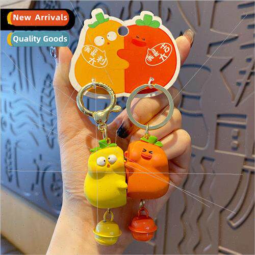 Couple pair of buckle big luck keychain cute exquisite resin