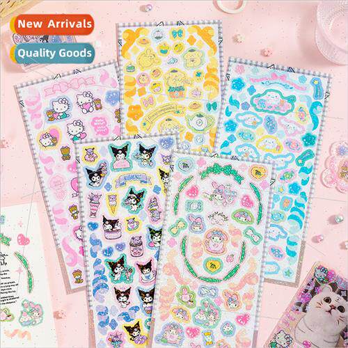 Sanrio pudding Tamagotchi dog Melody Kuromi cute goo plate d