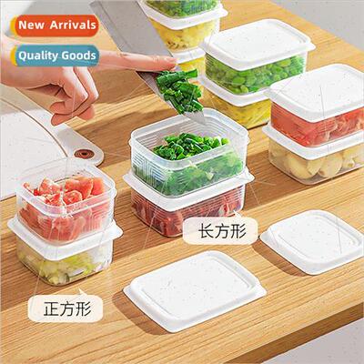 Refrigerator organizer food-grade sealed box preparation veg