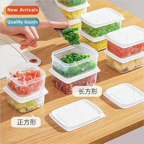 Refrigerator organizer food-grade sealed box preparation veg