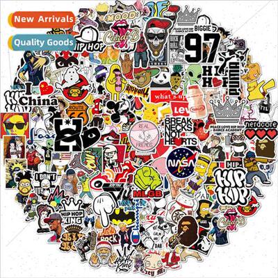 200 pieces of  LOGO hip-hop  logo cartoon graffiti stickers