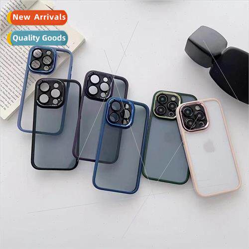 Metal Stripe Skin Feeling IPhone13/15ProMax Full Cover Lens